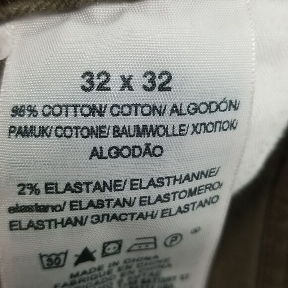 Dockers Jeans Men's Size 32x32 Athletic Fit Tan 5 Pocket Button Zip Closure - Picture 10 of 10